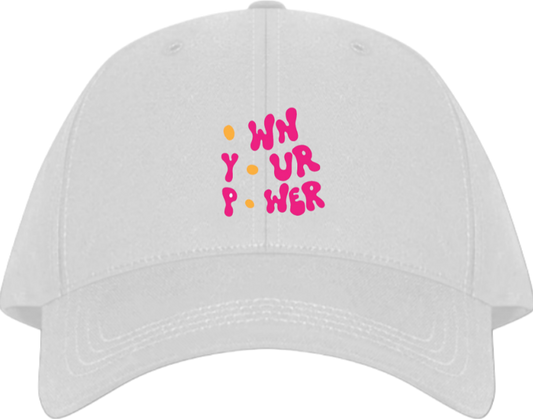 OWN YOUR POWER Baseball cap White 115