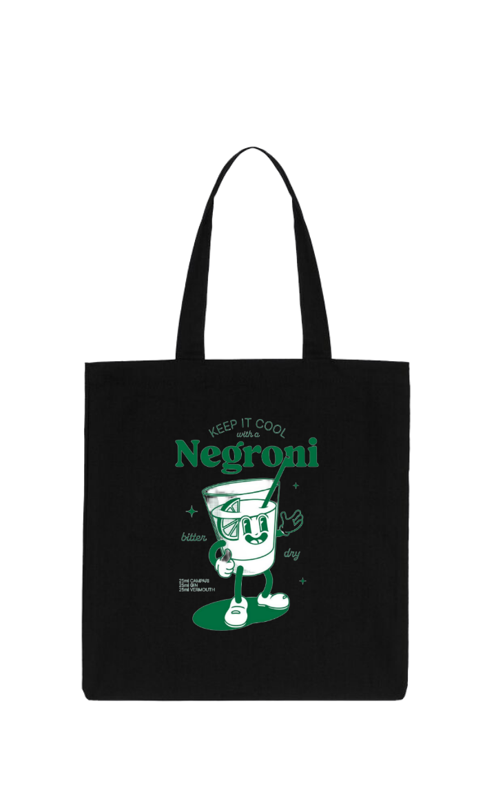 Negroni tote bag Black 122