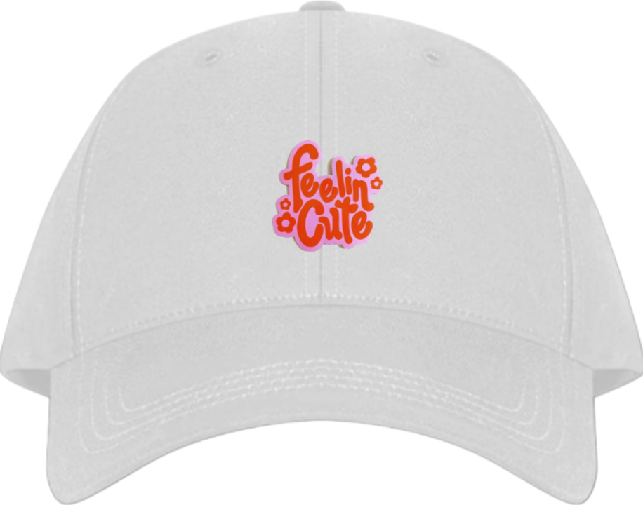 feelin' cute Baseball cap White 116
