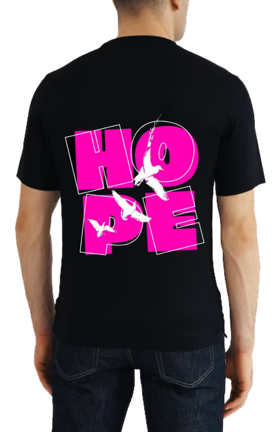 HOPE t- shirt One Size Black back 123