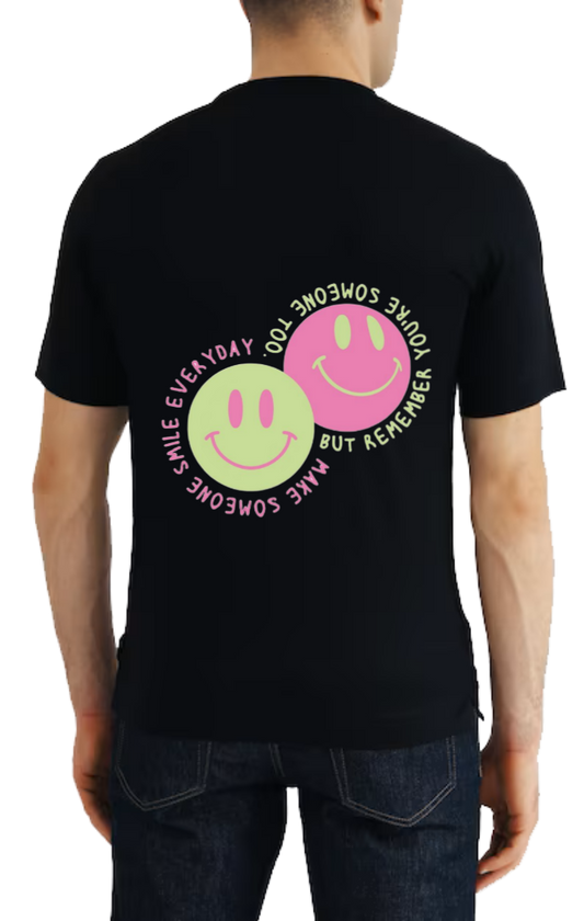 MAKE SOMEONE BUT REMEMBER YOU'RE EVERYDAF TOO. AYO SOMEONE t- shirt One Size Black back 124