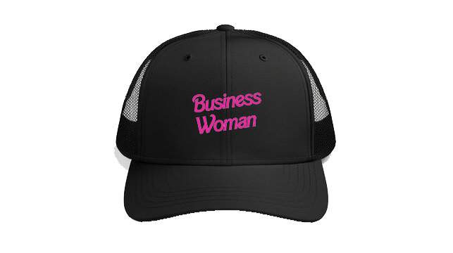 Baseball cap Black Business Woman 171