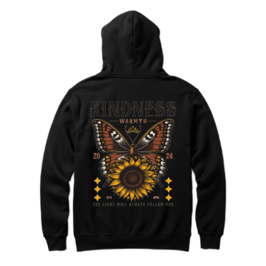 KINDNESS One Size hoodie Black Back 126