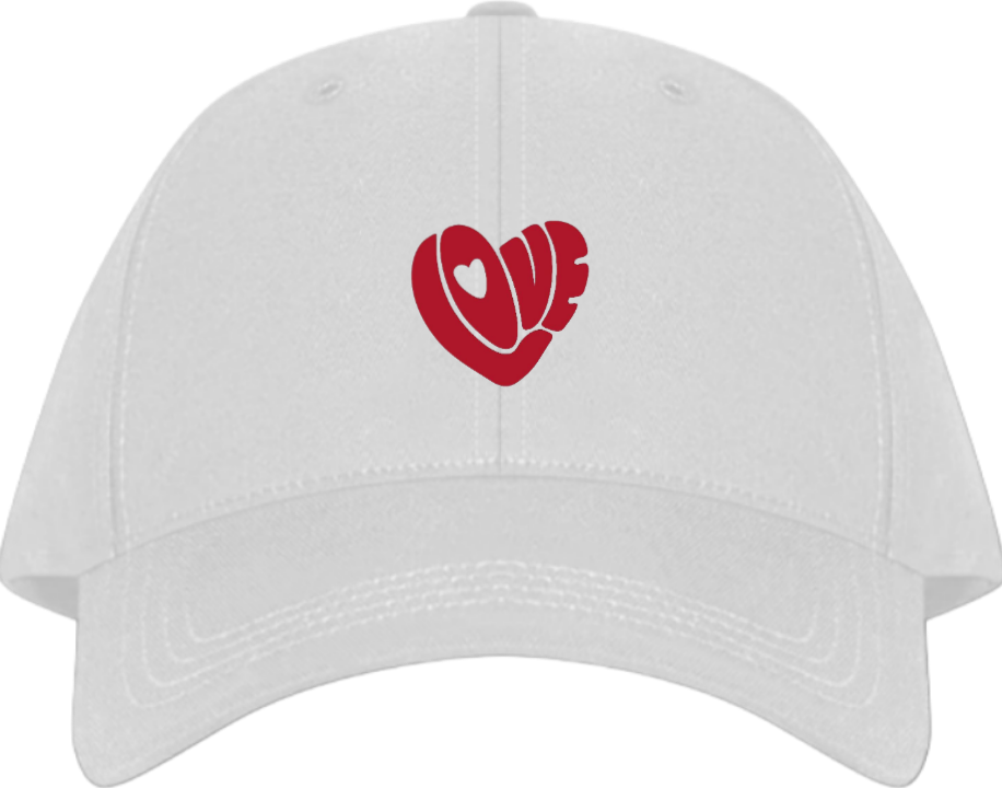 LOVE Baseball cap White 120