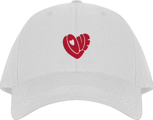 LOVE Baseball cap White 120