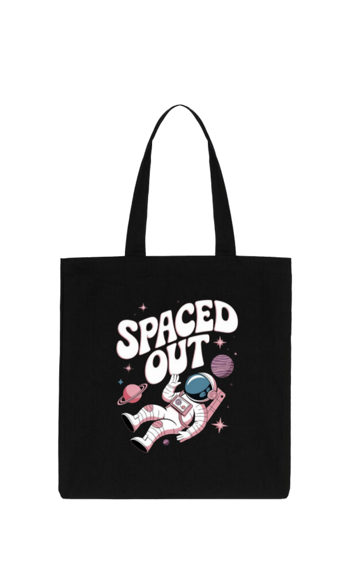 SPACED tote bag Black 126