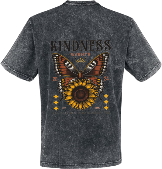 Kindness t- shirt One Size Washed Back 127