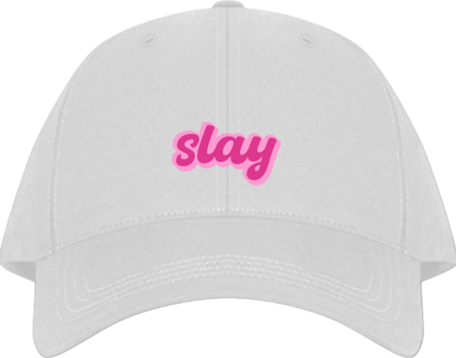 slay Baseball cap White 122