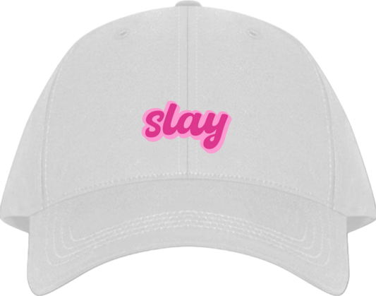 slay Baseball cap White 122