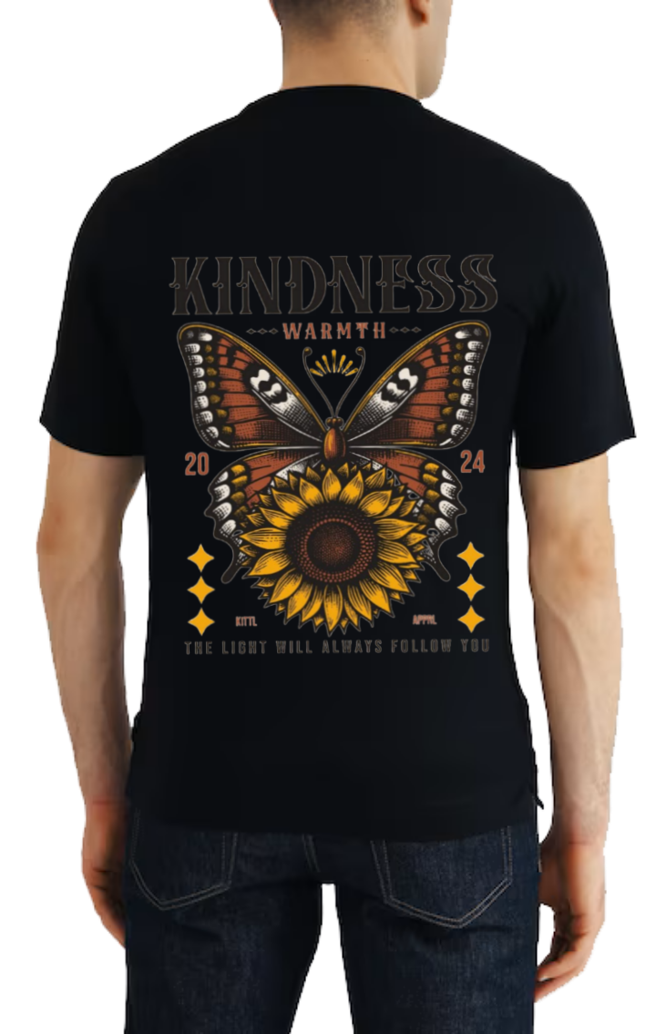 KINDNESS t- shirt One Size Black back 128