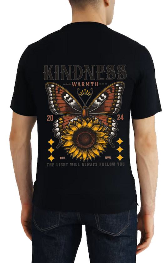 KINDNESS t- shirt One Size Black back 128