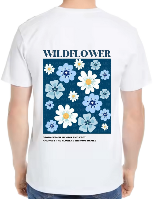WILDFLOWER t- shirt One Size White back 128