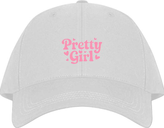 Pretty Girl Baseball cap White 123