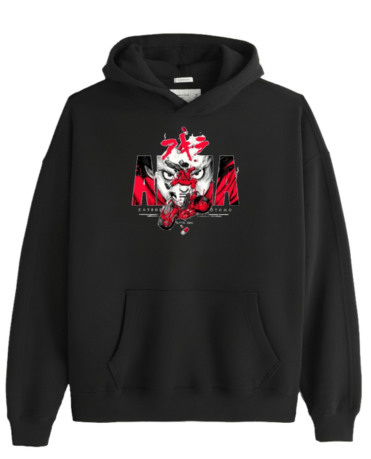RANDOM ANIME GIRL Oversize  Hoodie Black 12