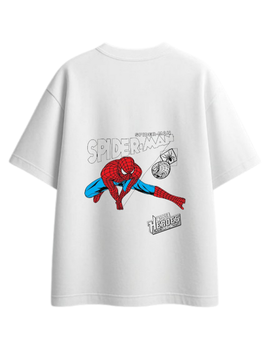Spiderman t- shirt One Size White Back 12