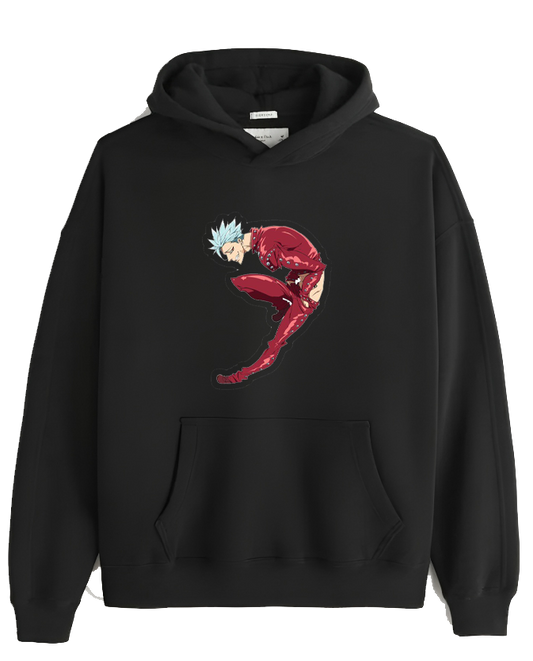 Anime Nanatsu no taizai seven deadly sins Oversize Hoodie Black 12