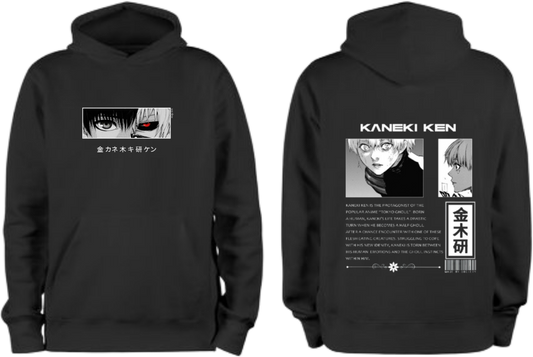 Tokyo Ghoul One Size hoodie Black Back 12