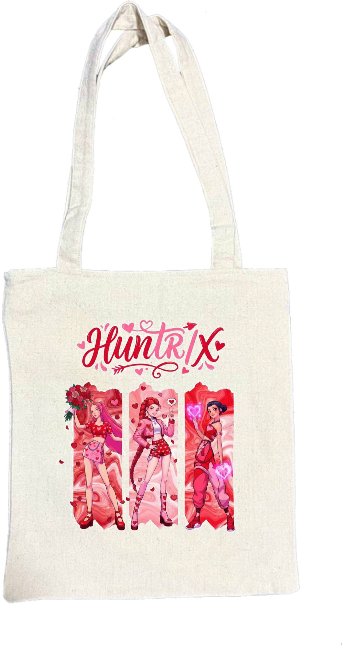 Hunterix kpop tote bag Beige 12