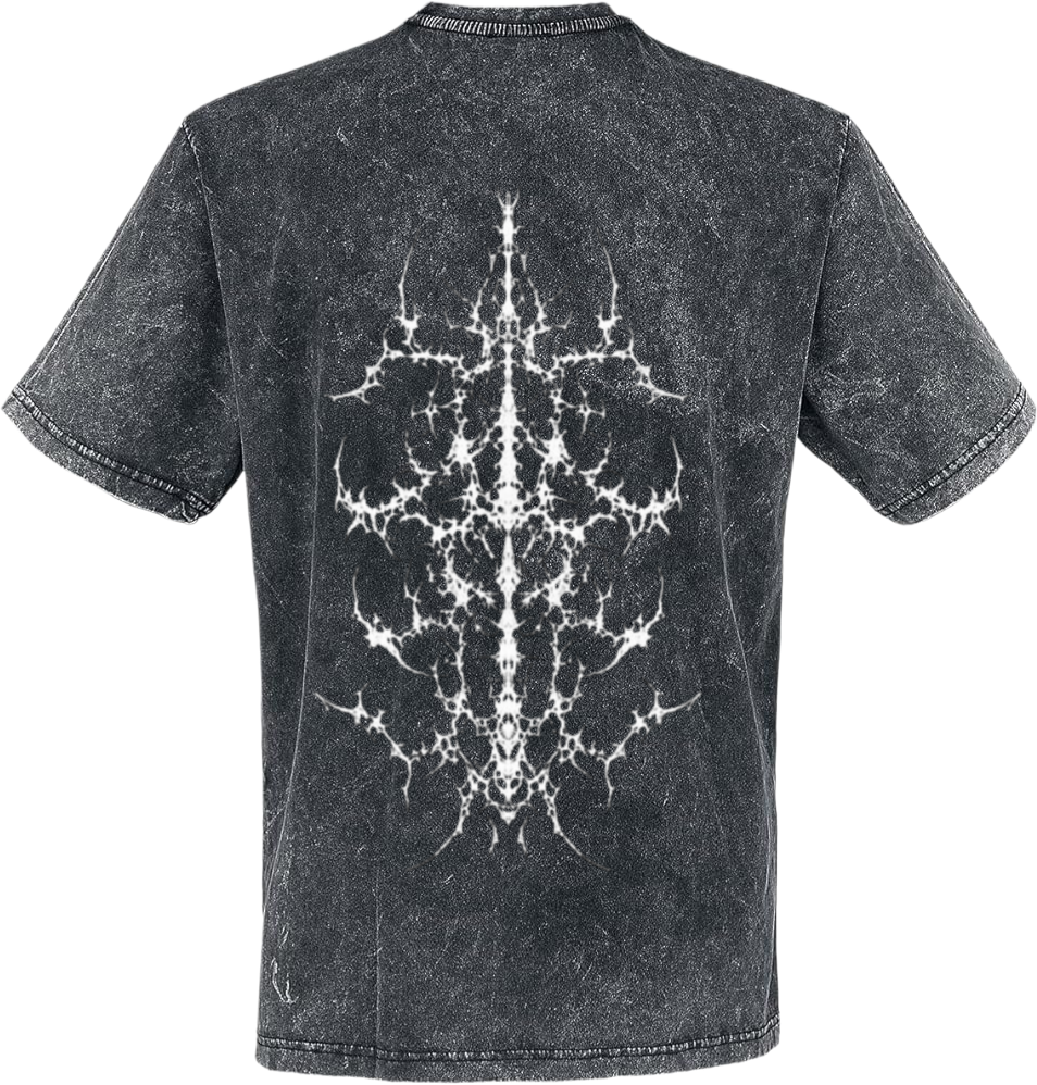 Goth t- shirt Washed Back 12