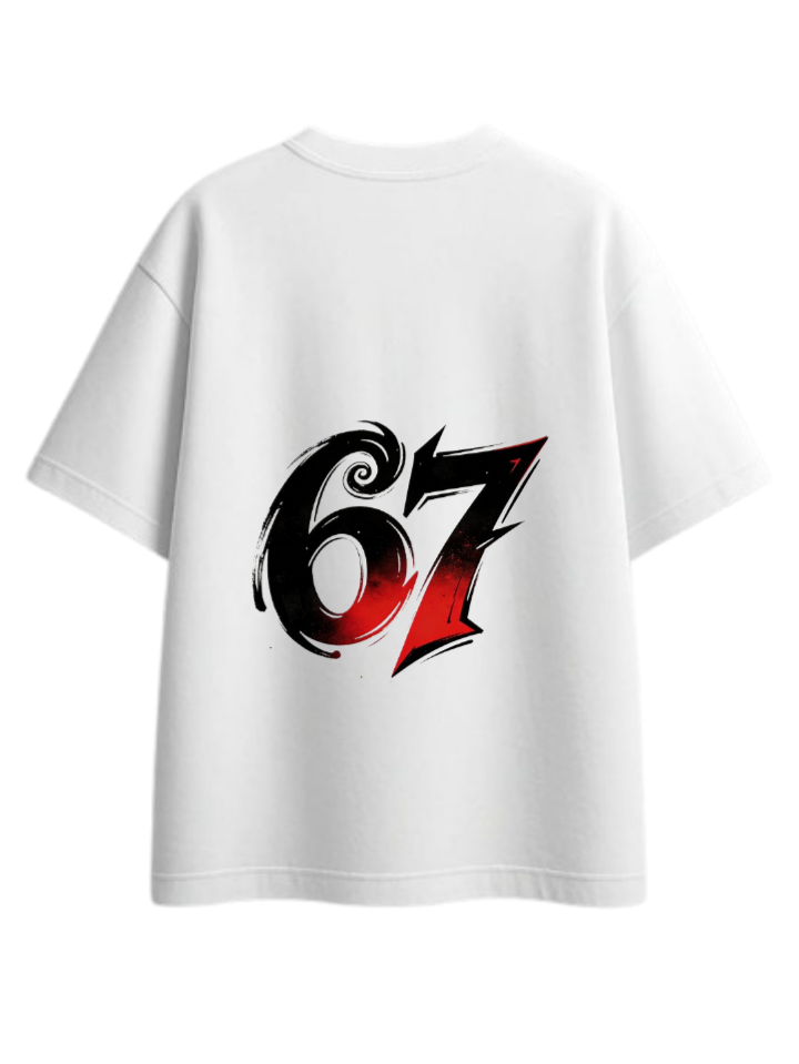 67 designs One Size t- shirt White Back 12
