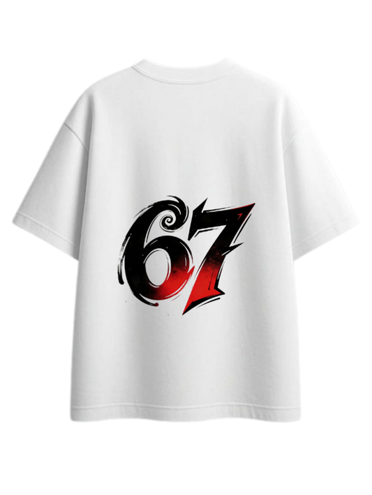 67 designs One Size t- shirt White Back 12