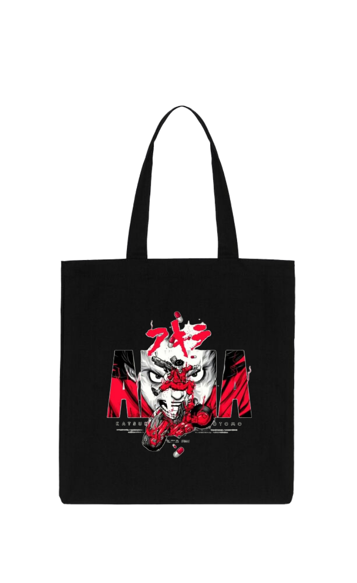 RANDOM ANIME GIRL tote bag Black 12
