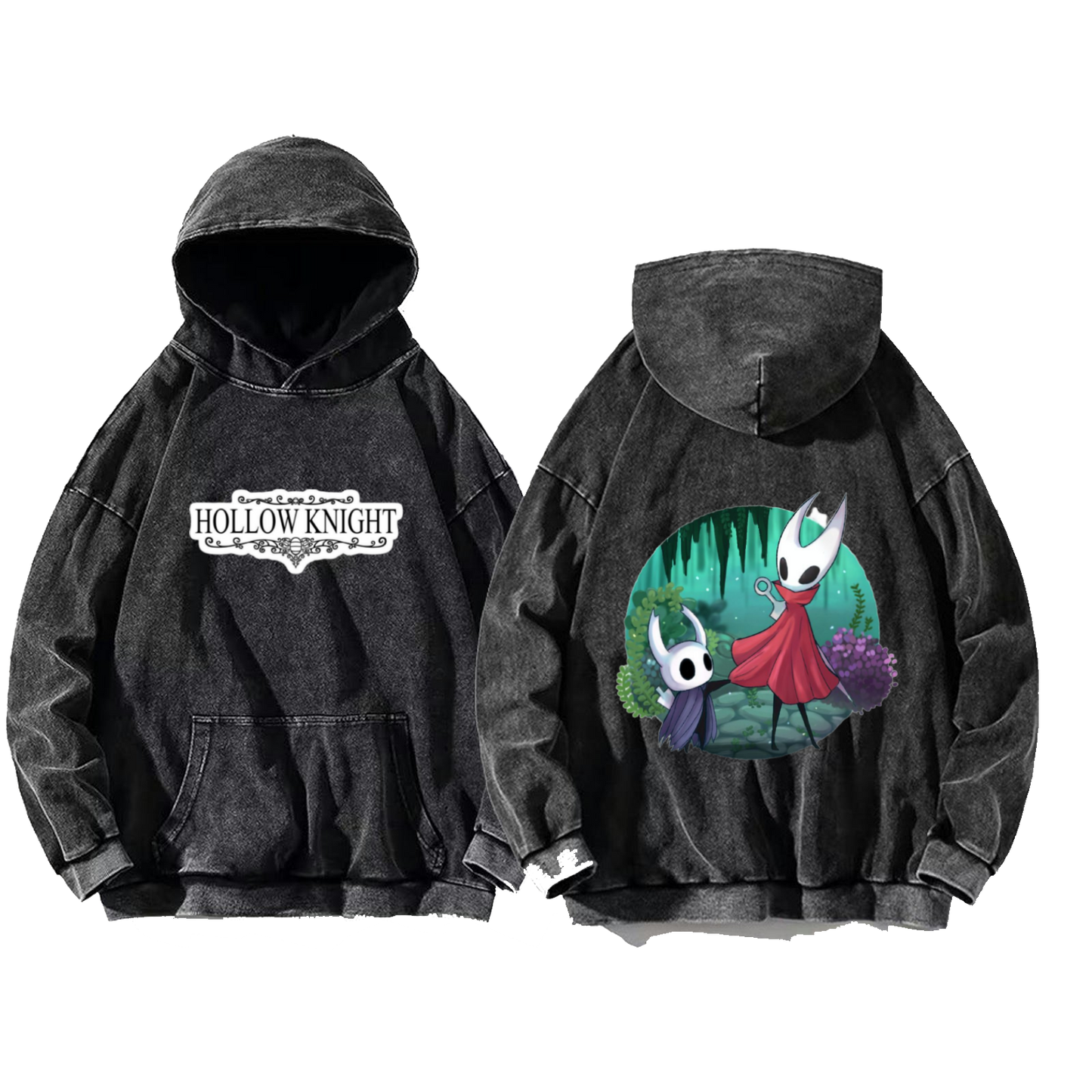 Hollow Knight One Size hoodie Washed Back 12