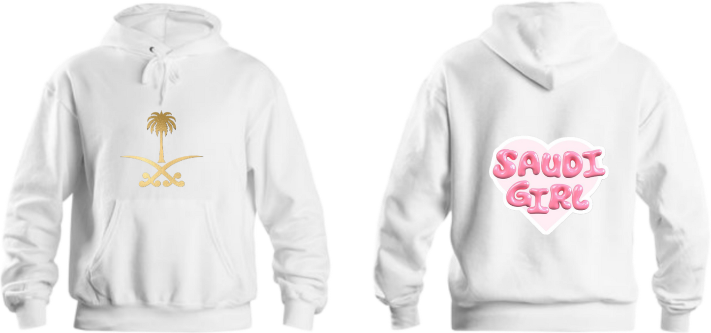 SaudIa Arabia saudi Oversize Hoodie White  12