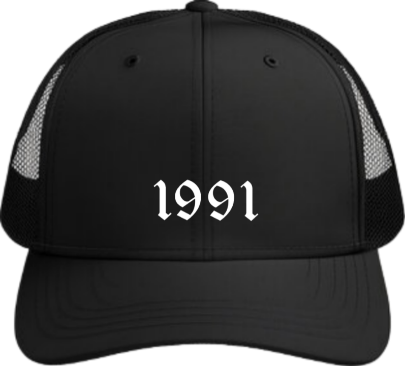 age Baseball cap Black 1991