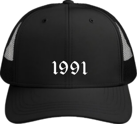 age Baseball cap Black 1991