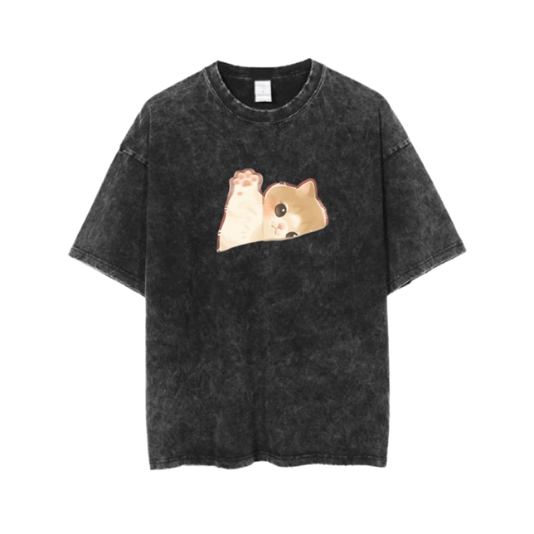 cat One Size t- shirt  Washed 12