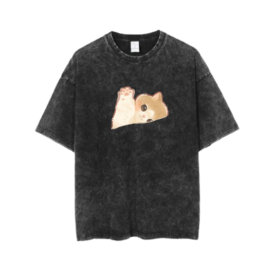 cat One Size t- shirt  Washed 12