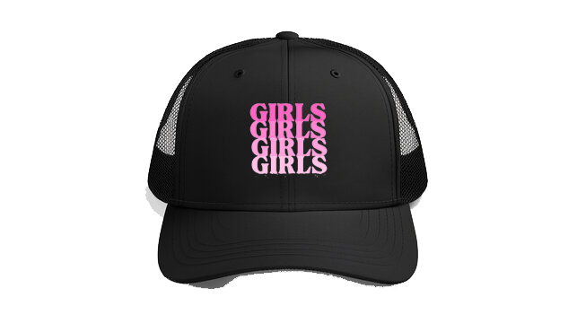 Baseball cap Black GIRLS GIRLS GIRLS GIRLS 62