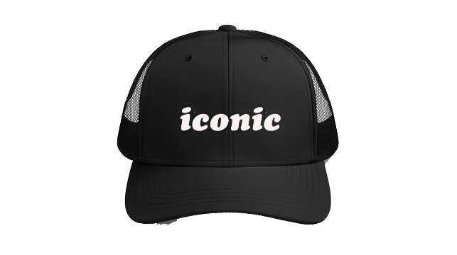 Baseball cap Black iconic 12