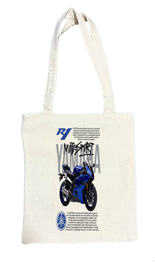 MOTOR CYCLE tote bag beige 12