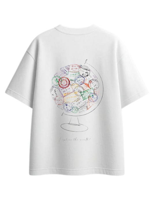 travel travellar t- shirt White Back 12