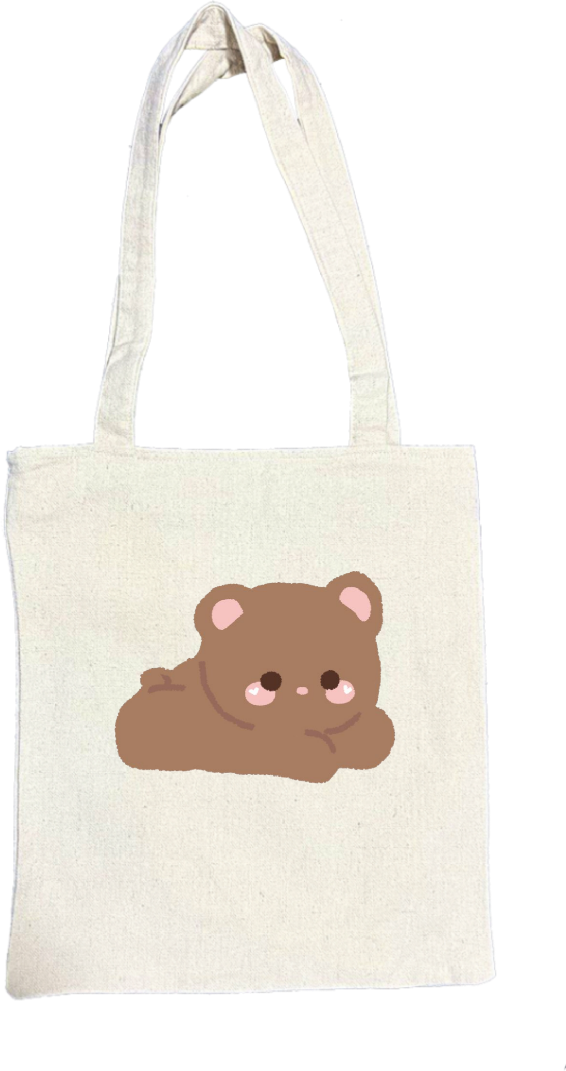 bear tote bag Beige 12
