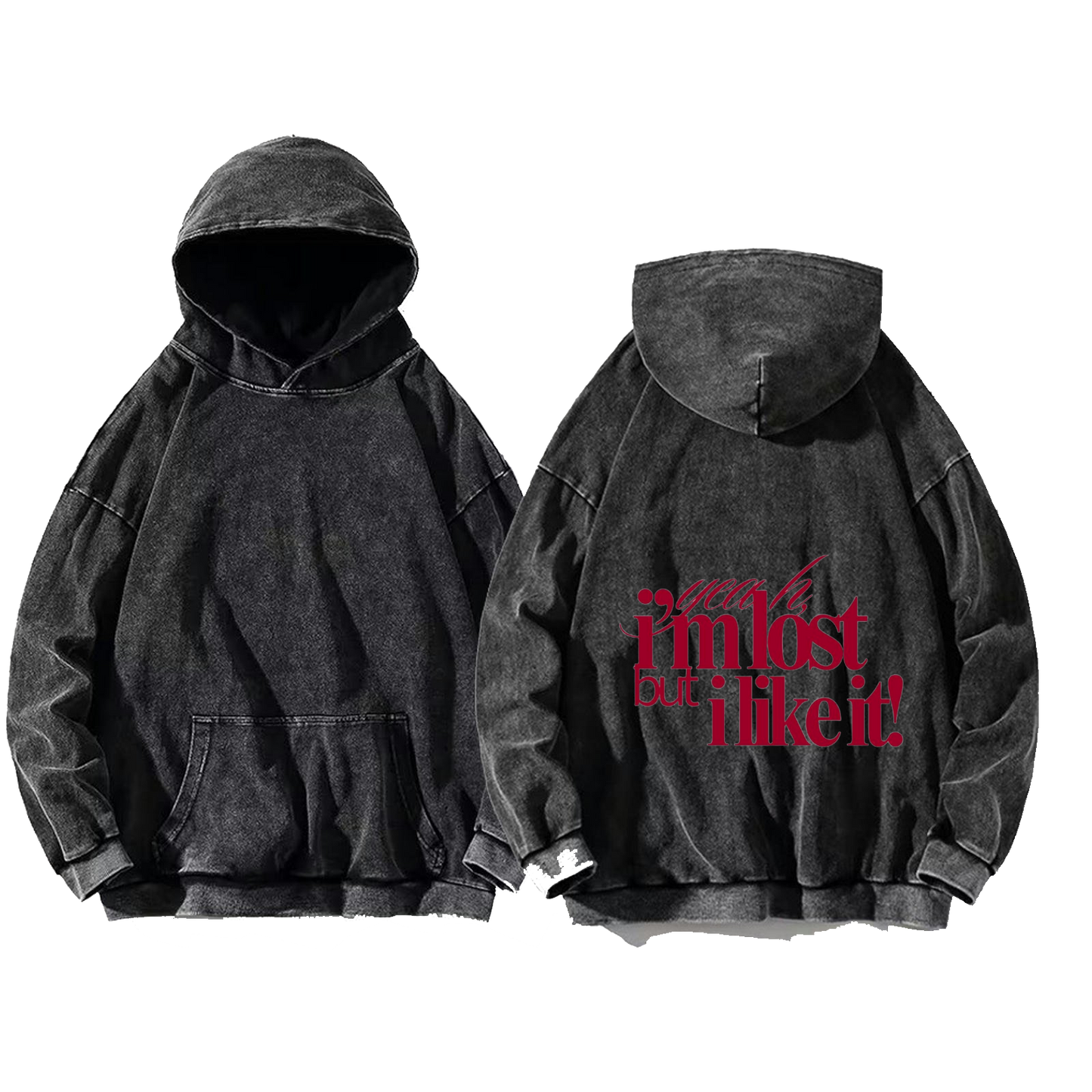 ISOTULCE Veidlike it One Size hoodie Washed Back 12