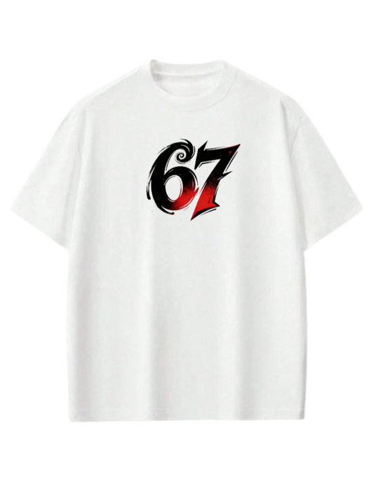 67 designs One Size t- shirt White 12