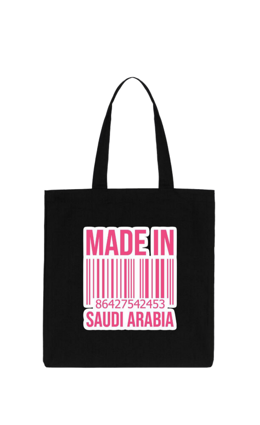 SaudIa Arabia saudi tote bag Black 12