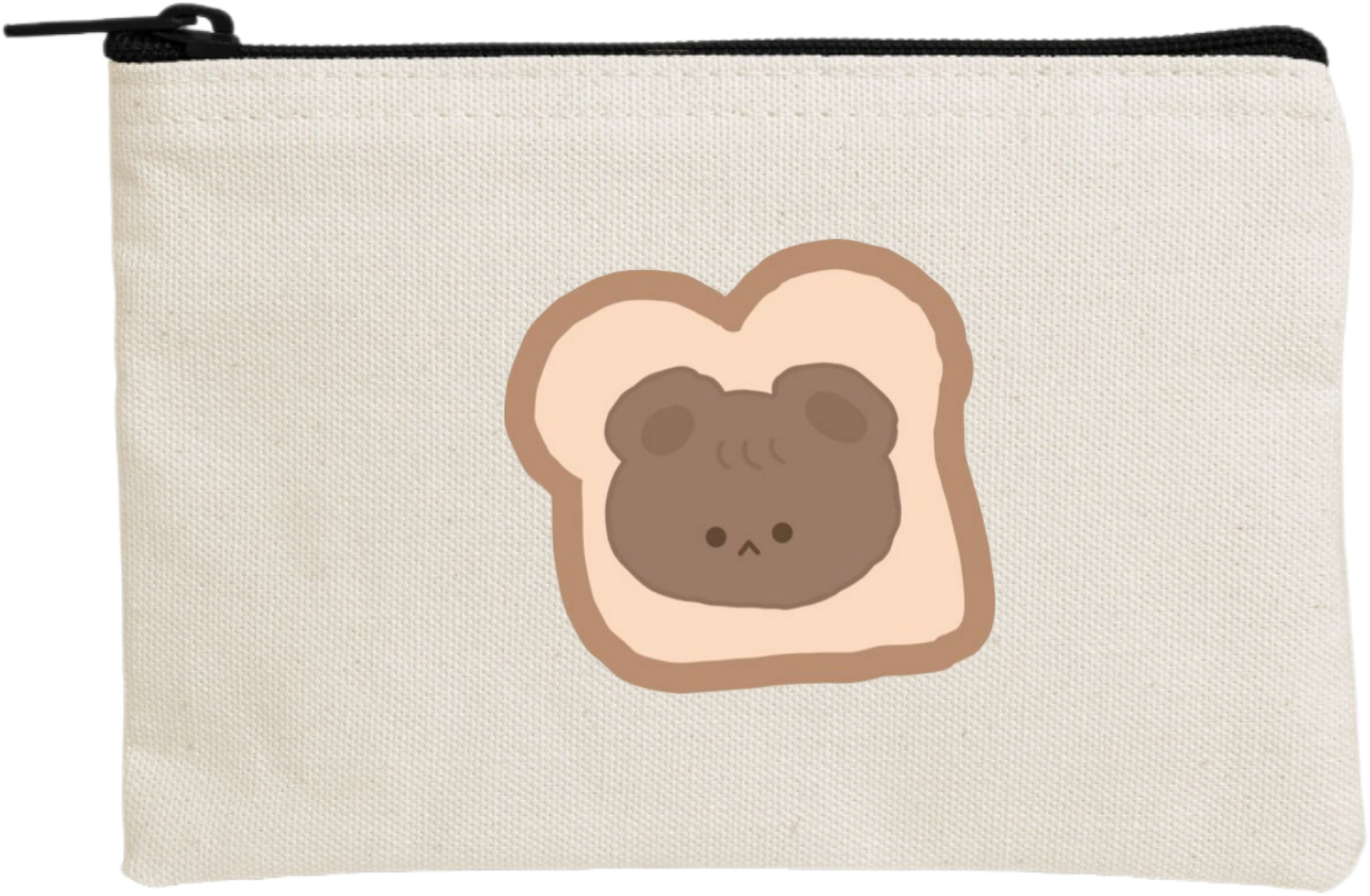 bear wallet pencil case Beige 12