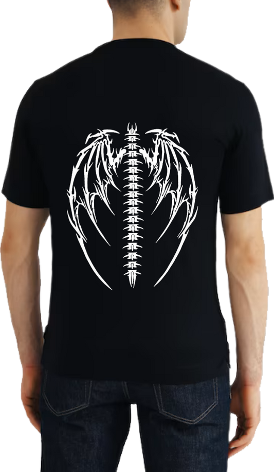 Goth  t- shirt  Black Back 12