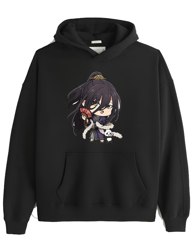 blue lock One Size hoodie Black 12