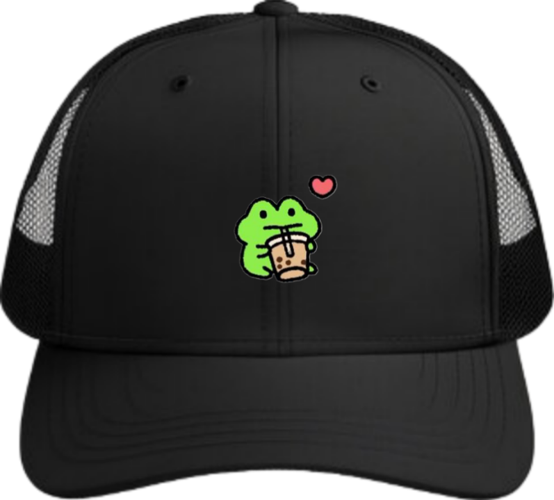 Frog Baseball cap Black 12