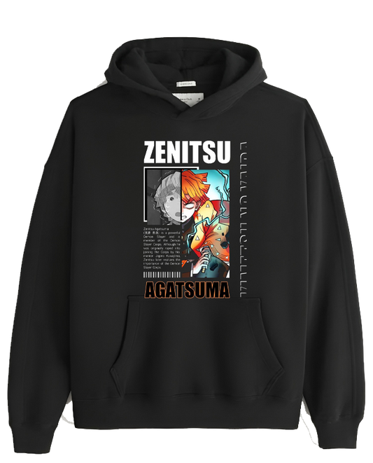Anime Demon slayer nezuko tanjiro Oversize Hoodie Black 65