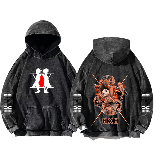 Hunter × Hunter One Size hoodie Washed Back 12