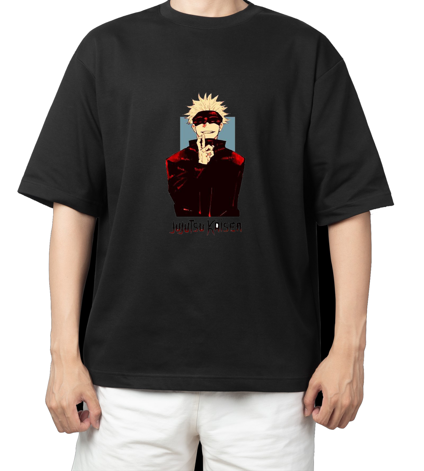 tjujutsu kaisen GOJO Oversize t- shirt Black 12