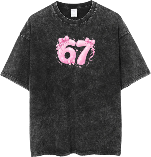 67 designs One Size t- shirt Washed 12