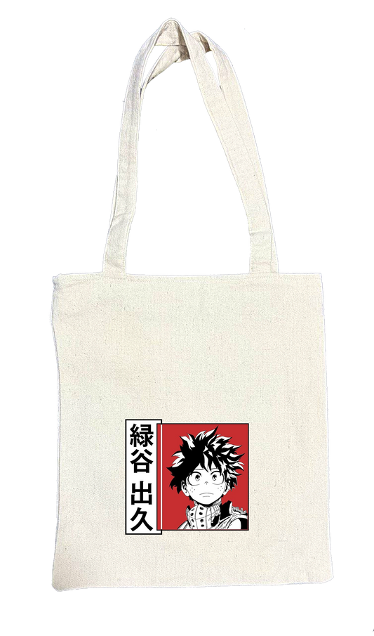 bnha boku no hero academy tote bag beige 12