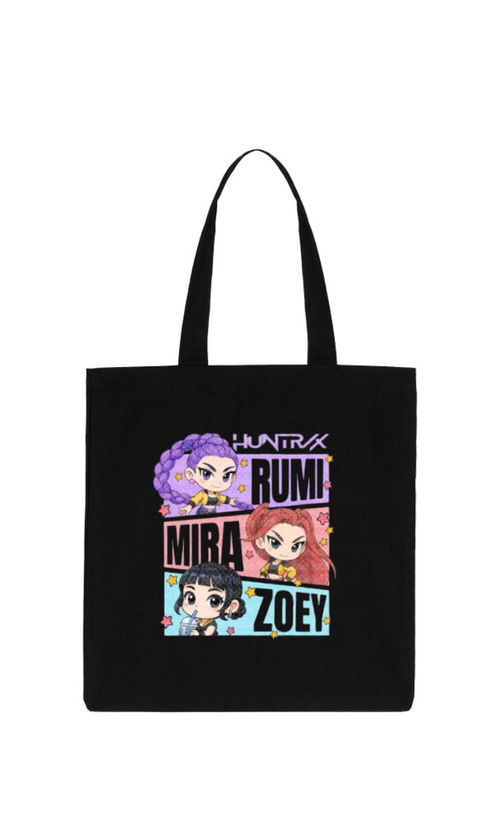 Hunterix kpop tote bag Black 10